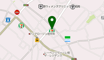 セブンイレブン 柏東上町店の地図画像