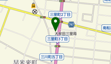 セブンイレブン 大牟田三里町2丁目店の地図画像