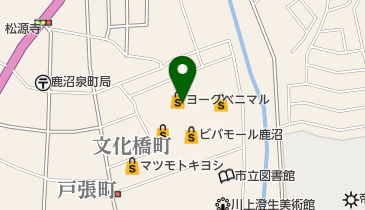 セブン銀行 ヨークベニマル 鹿沼睦町店 共同出張所の地図画像