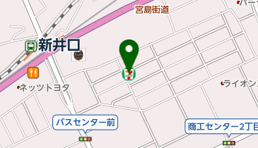 セブンイレブン 広島草津新町店の地図画像