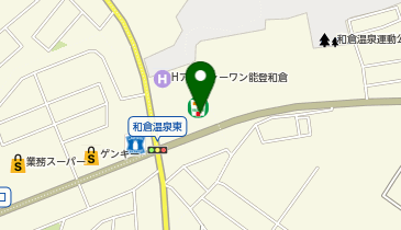 セブンイレブン 七尾和倉温泉店の地図画像