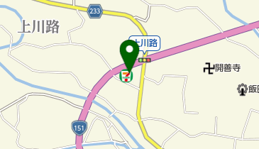 セブンイレブン 飯田上川路店の地図画像