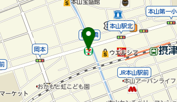 セブンイレブン 神戸岡本2丁目店の地図画像