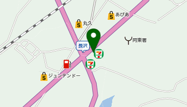 セブンイレブン 山口徳佐店の地図画像