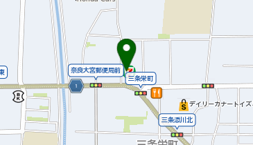 セブンイレブン 奈良大宮町4丁目店の地図画像