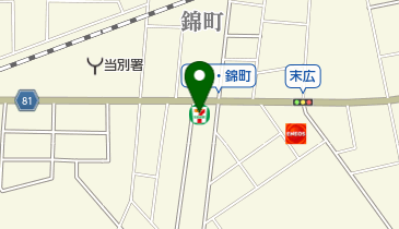 セブンイレブン 石狩当別末広店の地図画像