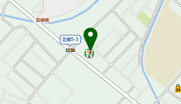 セブンイレブン 札幌北郷5条店の地図画像