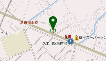 セブンイレブン 久米川店の地図画像