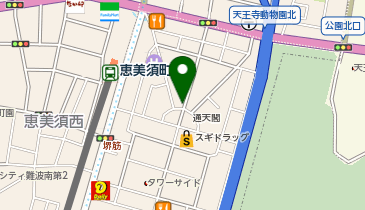 セブン銀行 通天閣 共同出張所の地図画像