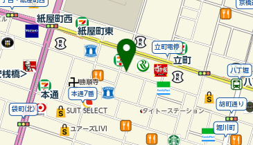 セブン銀行 野村證券 広島支店 共同出張所の地図画像