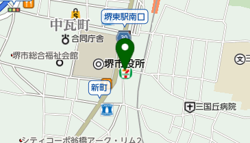 セブンイレブン 堺東駅前店の地図画像