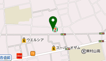 セブンイレブン 東村山久米川町3丁目店の地図画像