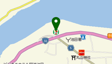 セブンイレブン 三好池田町ウエノ店の地図画像