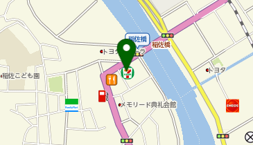 セブンイレブン 長崎稲佐橋店の地図画像