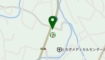 セブンイレブン 栃木川原田町店の地図画像