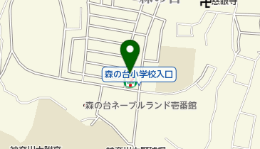 セブンイレブン 横浜森の台店の地図画像