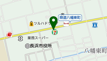 セブンイレブン 長浜八幡東町店の地図画像