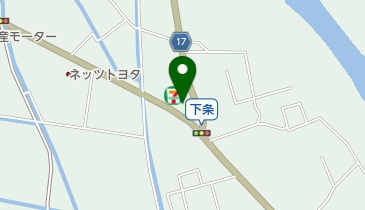 セブンイレブン 五泉船越店の地図画像