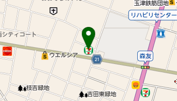 セブンイレブン 神戸王塚台1丁目店の地図画像