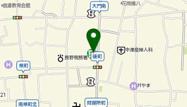 セブンイレブン 長野中央通り店の地図画像