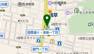 セブンイレブン 浅草国際通り店の地図画像