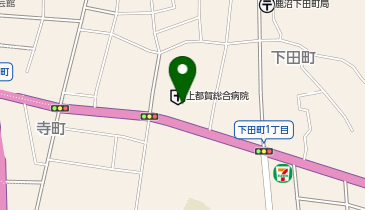 セブンイレブン 上都賀総合病院店の地図画像