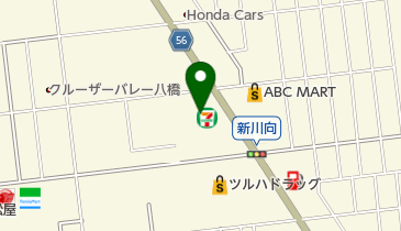 セブンイレブン 秋田八橋新川向店の地図画像