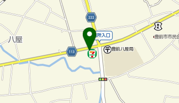 セブンイレブン 豊前発電所入口前店の地図画像