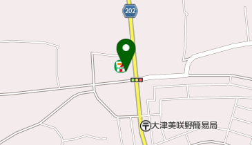セブンイレブン 熊本大津美咲野店の地図画像