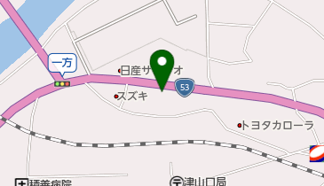 セブンイレブン 津山津山口店の地図画像