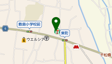 セブンイレブン 甲斐敷島東町店の地図画像