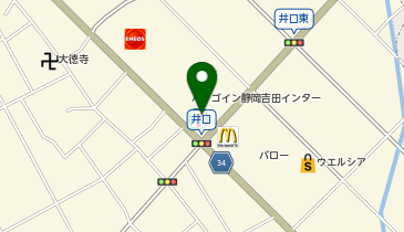 セブンイレブン 静岡吉田インター店の地図画像