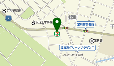 セブンイレブン 足利岩井町店の地図画像
