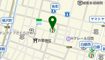 セブンイレブン 姫路塩町店の地図画像