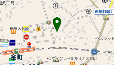 セブンイレブン 東金町店の地図画像