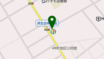 セブンイレブン 神栖済生会病院前店の地図画像