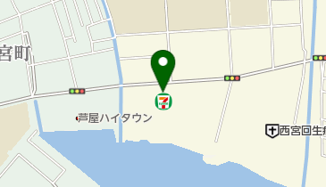 セブンイレブン 西宮大浜町店の地図画像