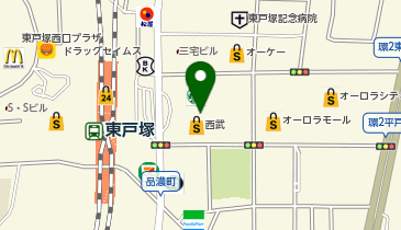 セブン銀行 そごう・西武 西武東戸塚店 共同出張所の地図画像