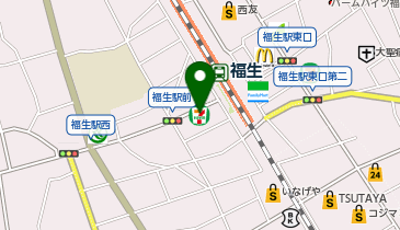 セブンイレブン 福生西口店の地図画像