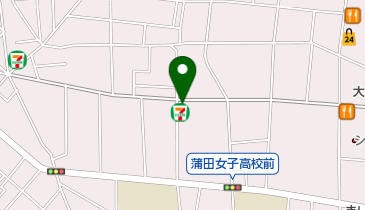 セブンイレブン 大田区萩中1丁目店の地図画像