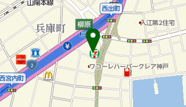 セブンイレブン 神戸七宮町2丁目店の地図画像