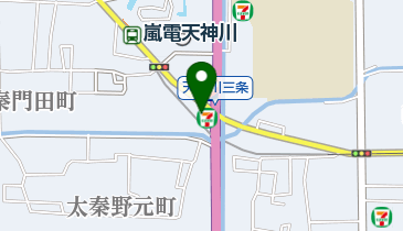 セブンイレブン 天神川三条店の地図画像