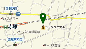セブン銀行 ヨークベニマル 赤塚店 共同出張所の地図画像