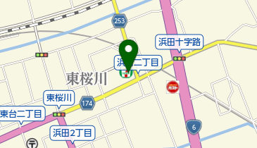 セブンイレブン 水戸東桜川店の地図画像