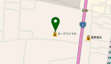 セブン銀行 ヨークベニマル 石橋店 共同出張所の地図画像