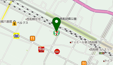 セブンイレブン 船橋山野町店の地図画像