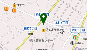 セブン銀行 ヤオコー 志木本町店 共同出張所の地図画像