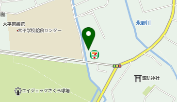 セブンイレブン 栃木大平蔵井店の地図画像