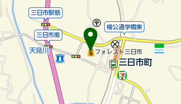 セブン銀行 サンプラザ 三日市駅前店 共同出張所の地図画像