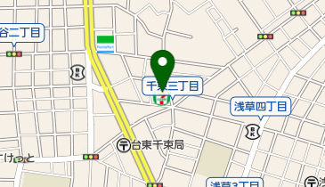 セブンイレブン 浅草千束店の地図画像